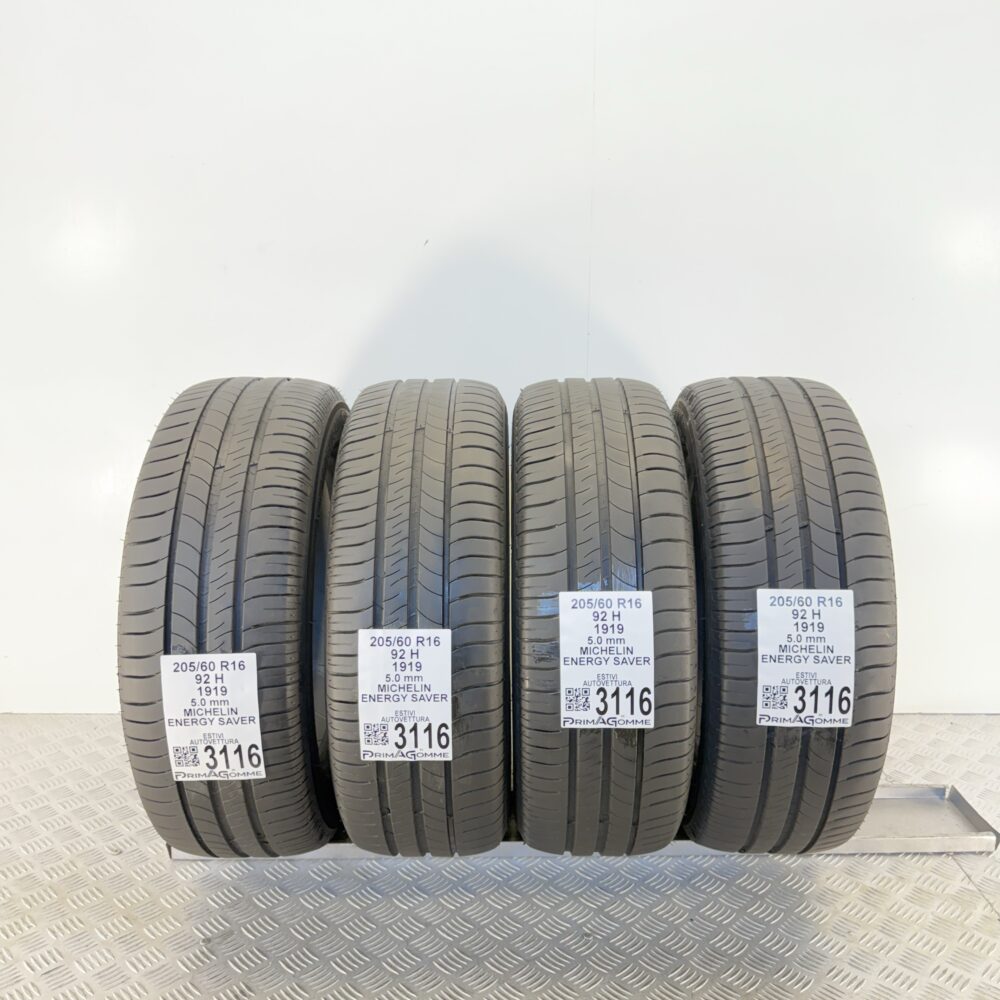 Gomme Usate 205 60 R16 92H Michelin Energy Saver 71% Estive | Gomme Usate | PrimaGomme.it Gomme usate 205 60 R16 Michelin Energy Saver - foto 16