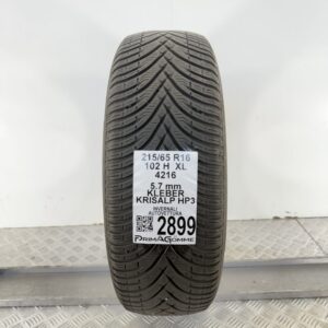 Gomma Usata 215 65 R16 XL 102H KLEBER Krisalp HP3 71% Invernale