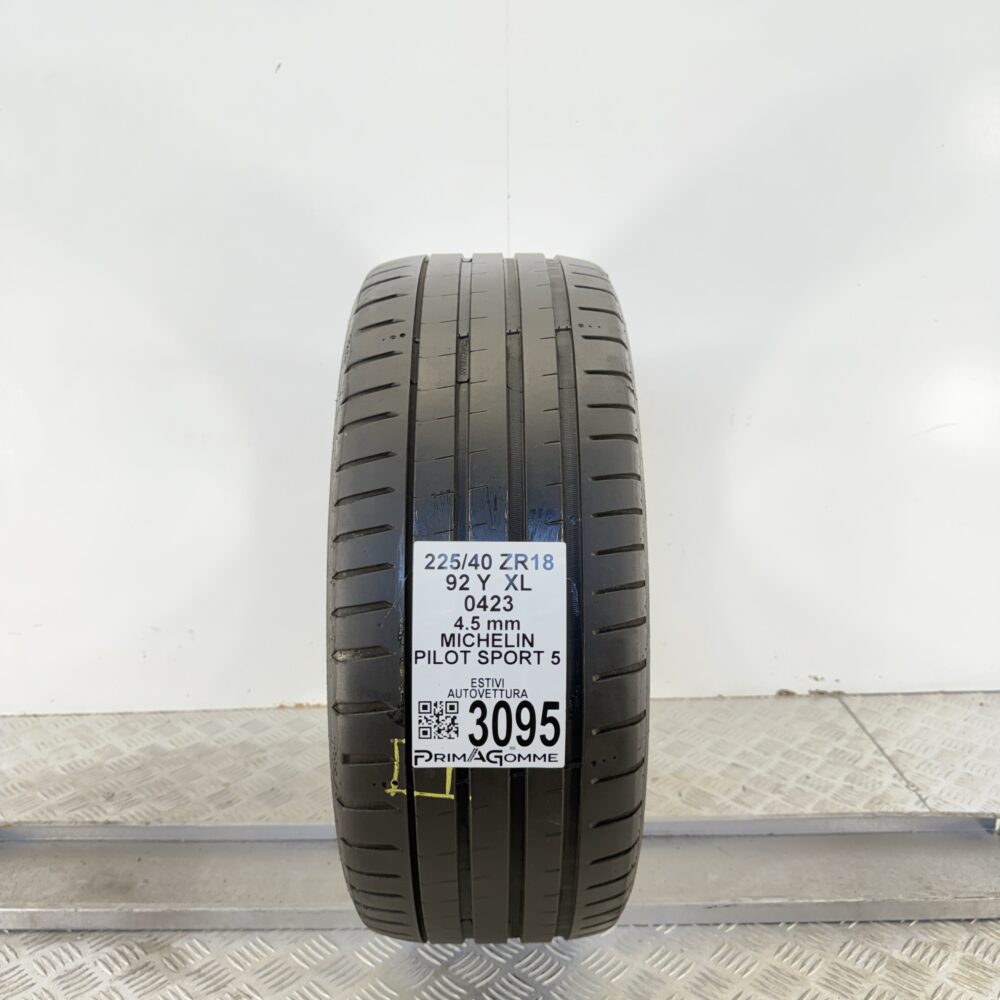 Gomma Usata 225 40 ZR18 XL 92Y MICHELIN Pilot Sport 5 Estivo | Gomme Usate | PrimaGomme.it Gomma usata 225 40 ZR18 MICHELIN Pilot Sport 5 - foto 11