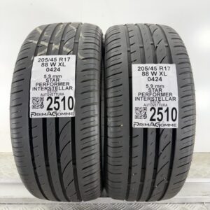 Gomme Usate 205 45 R17 XL 88W Star Performer Interstellar 84% Estive