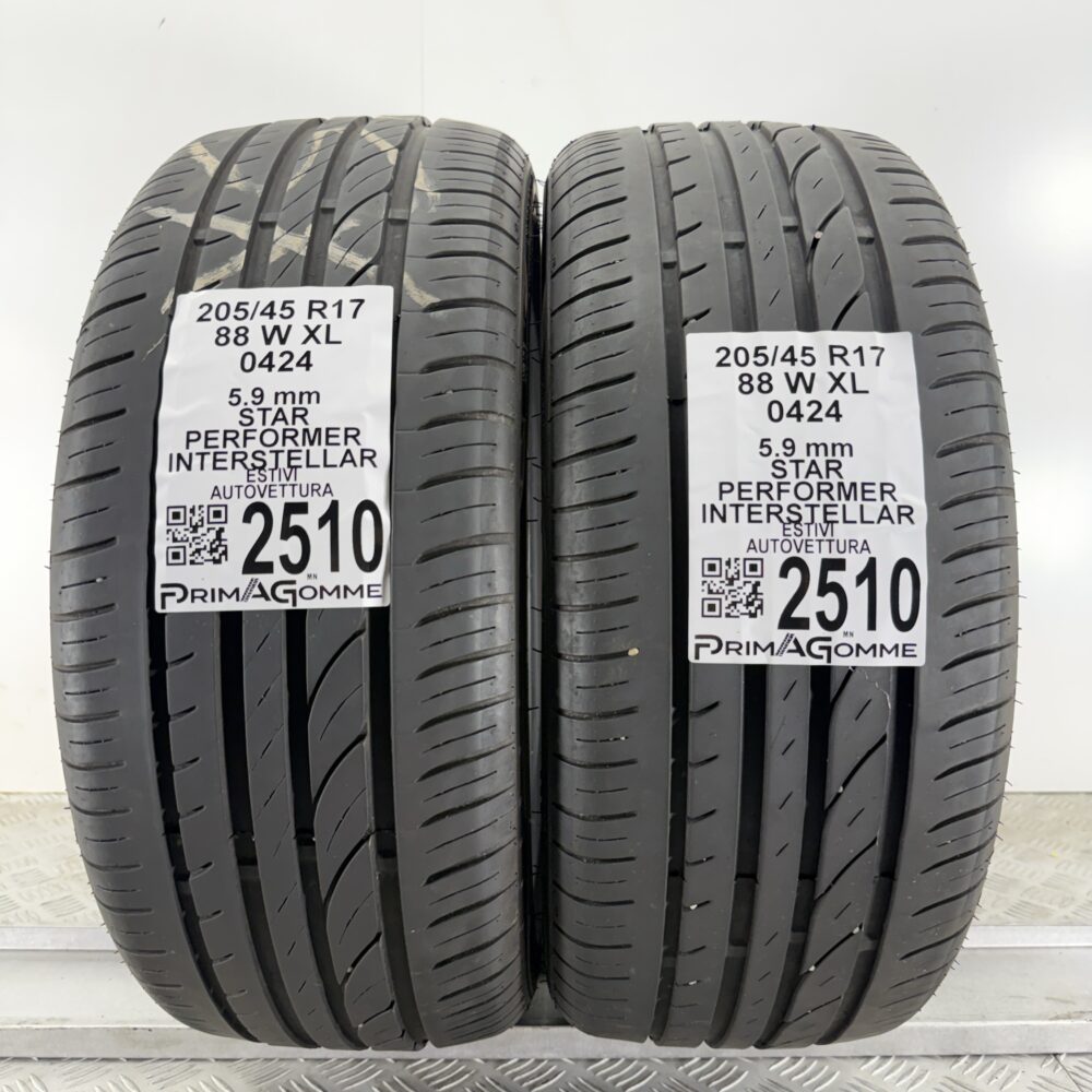 Gomme Usate 205 45 R17 XL 88W Star Performer Interstellar 84% Estive | Gomme Usate | PrimaGomme.it Gomme usate 205 45 R17 Star Performer Interstellar - foto 11