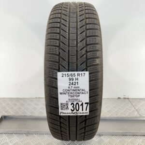 Gomma Usata 215 65 R17 99H Continental WinterContact TS870P Invernale