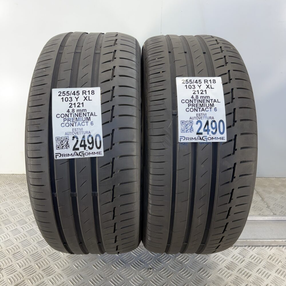 Gomme Usate 255 45 R18 XL 103Y Continental Premium Contact 6 Estive | Gomme Usate | PrimaGomme.it Gomme usate 255 45 R18 Continental Premium Contact 6 - foto 8