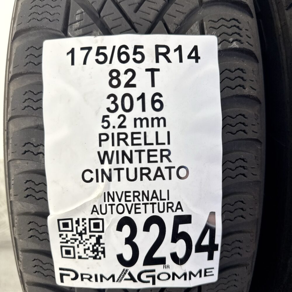 Gomme Usate 175 65 R14 82T Pirelli Winter Cinturato 74% Invernali | Gomme Usate | PrimaGomme.it Gomme usate 175 65 R14 Pirelli Winter Cinturato - foto 10
