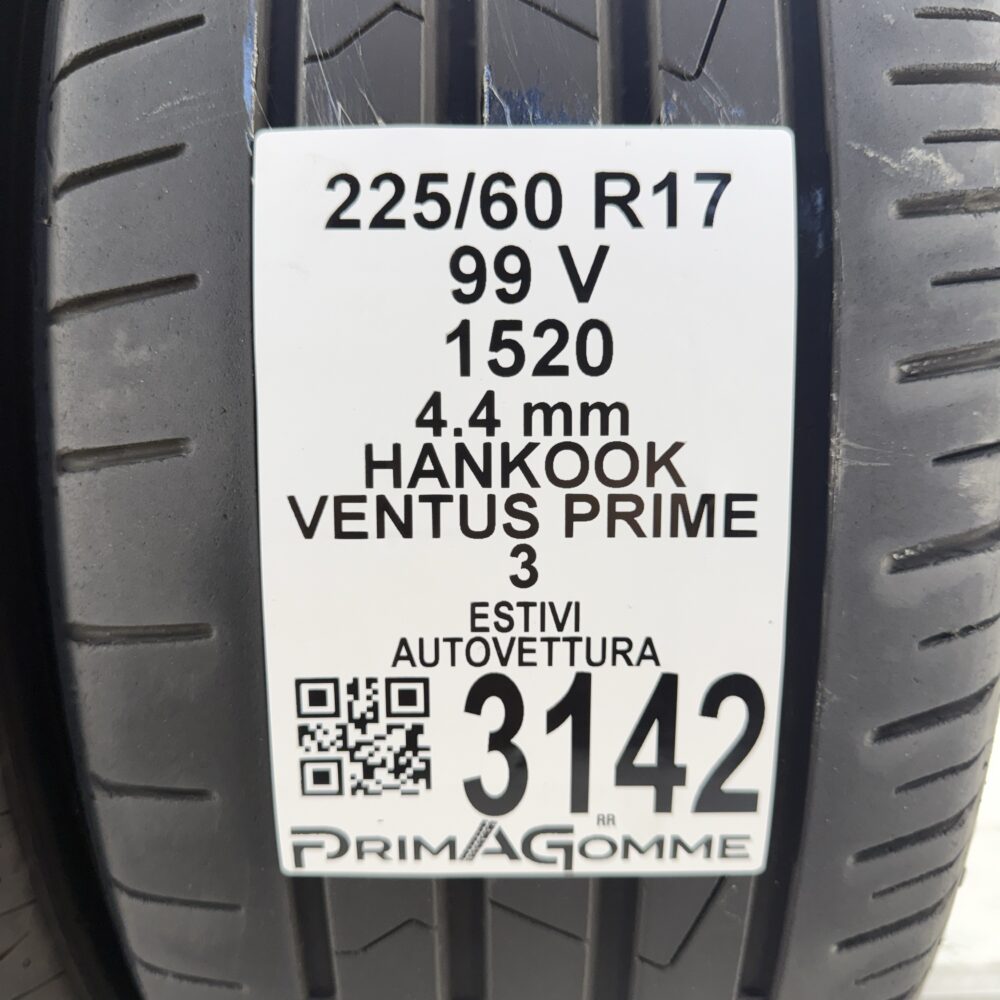 Gomme Usate 225 60 R17 99V Hankook Ventus Prime 3 Estive | Gomme Usate | PrimaGomme.it Gomme usate 225 60 R17 Hankook Ventus Prime 3 - foto 10