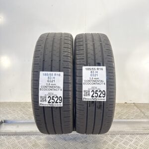 Gomme Usate 185 55 R16 83H Continental EcoContact 6 Estive