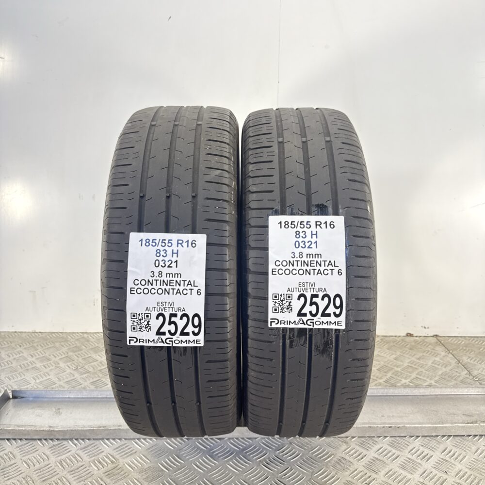 Gomme Usate 185 55 R16 83H Continental EcoContact 6 Estive | Gomme Usate | PrimaGomme.it Gomme usate 185 55 R16 Continental EcoContact 6 - foto 10
