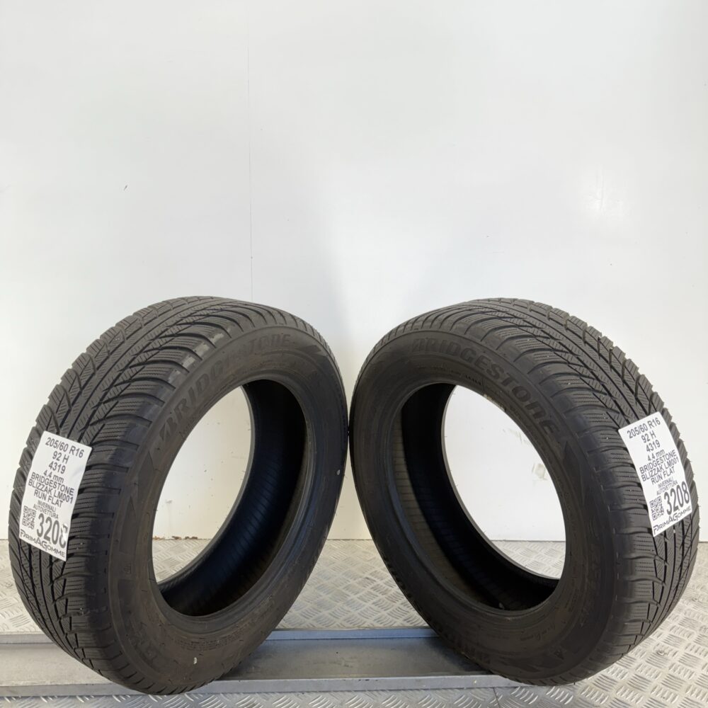 Gomme Usate 205 60 R16 92H Bridgestone Blizzak LM001 RunFlat Invernali | Gomme Usate | PrimaGomme.it Gomme usate 205 60 R16 Bridgestone Blizzak LM001 - foto 6