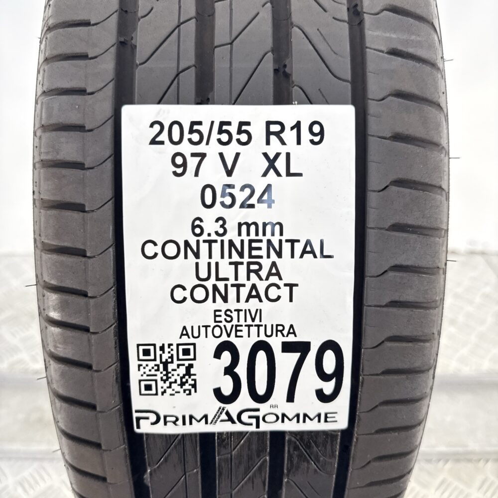 Gomma Usata 205 55 R19 XL 97V Continental Ultra Contact 90% Estivo | Gomme Usate | PrimaGomme.it Gomma usata 205 55 R19 Continental Ultra Contact - foto 8