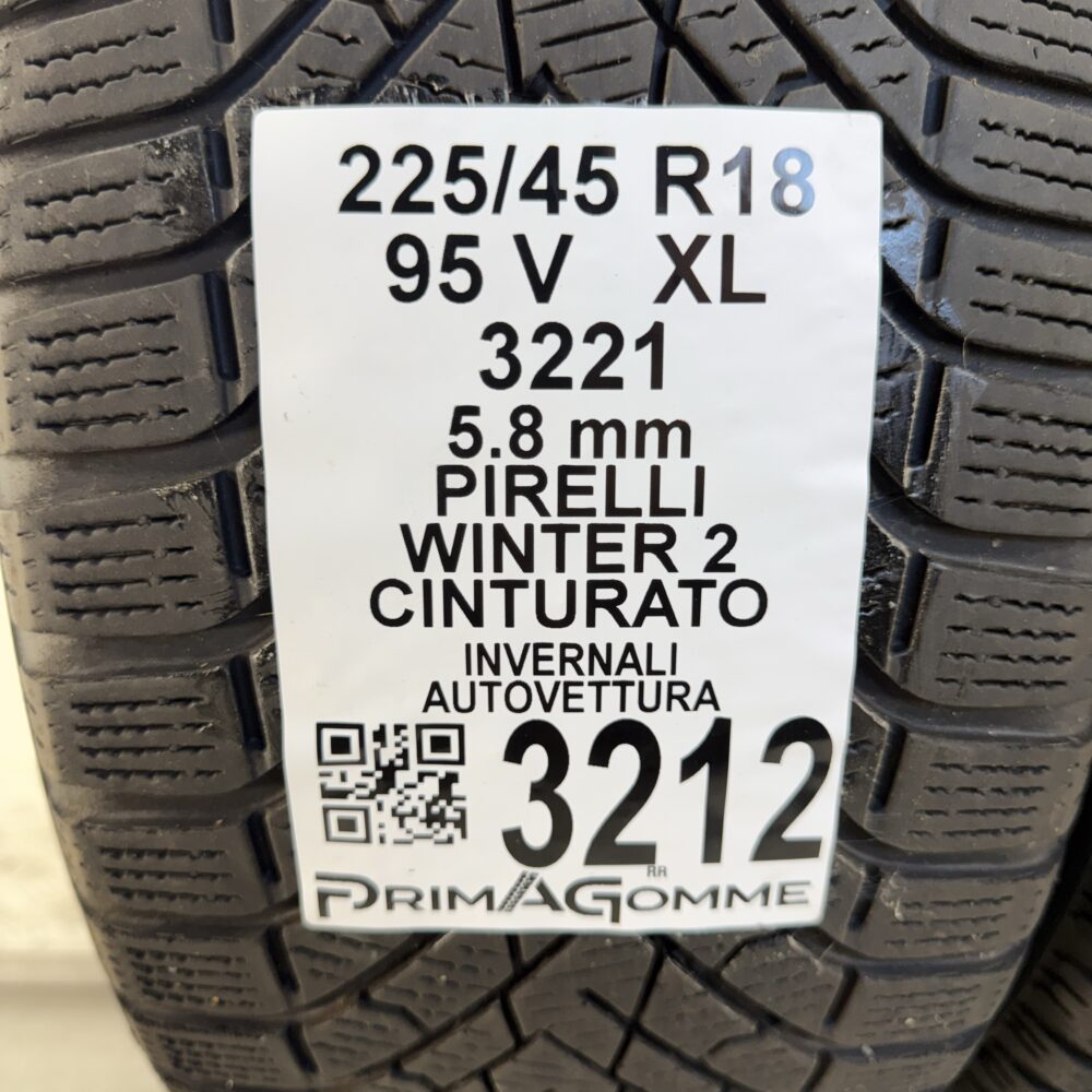 Gomme Usate 225 45 R18 XL 95V Pirelli Winter 2 Cinturato 83% Invernali | Gomme Usate | PrimaGomme.it Gomme usate 225 45 R18 Pirelli Winter 2 Cinturato - foto 9