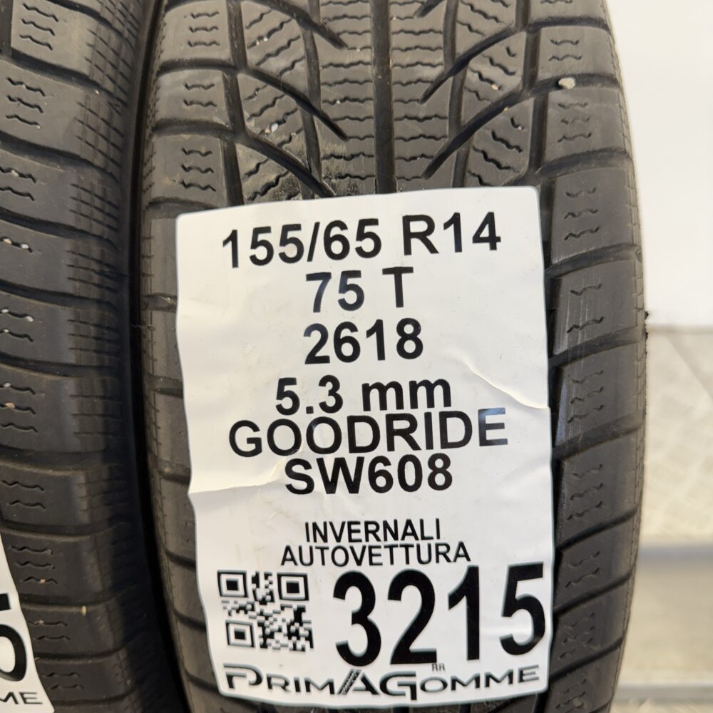 Gomme Usate 155 65 R14 75T Goodride SW608 76% Invernali | Gomme Usate | PrimaGomme.it Gomme usate 155 65 R14 Goodride SW608 - foto 8