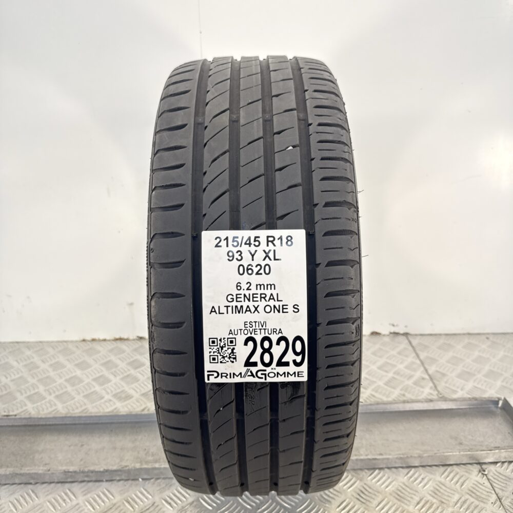 Gomma Usata 215 45 R18 XL 93Y General Altimax One S Estivo | Gomme Usate | PrimaGomme.it Gomma usata 215 45 R18 General Altimax One S - foto 11