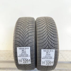 Gomme Usate 185 60 R15 88T Firestone Winterhawk 4 Invernali