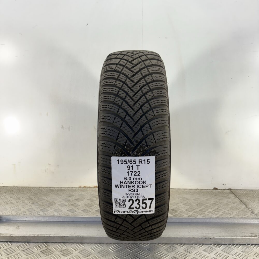 Gomma Usata 195 65 R15 91T Hankook Winter Icept RS3 75% Invernale | Gomme Usate | PrimaGomme.it Gomma usata 195 65 R15 Hankook Winter Icept RS3 - foto 8