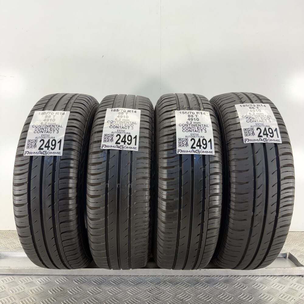Gomme Usate 185 70 R14 88T Continental Conti Eco Contact 3 89% Estive | Gomme Usate | PrimaGomme.it Gomme usate 185 70 R14 Continental Conti Eco Contact 3