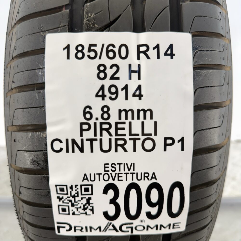 Gomma Usata 185 60 R14 82H Pirelli Cinturato P1 95% Estivo | Gomme Usate | PrimaGomme.it Gomma usata 185 60 R14 Pirelli Cinturato P1 - foto 9