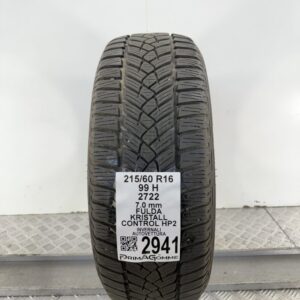 Gomma Usata 215 60 R16 99H FULDA KRISTALL CONTROL HP2 88% Invernale
