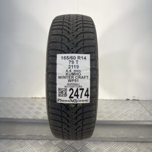 Gomma Usata 165 60 R14 79T Kumho Winter Craft WP51 Invernale