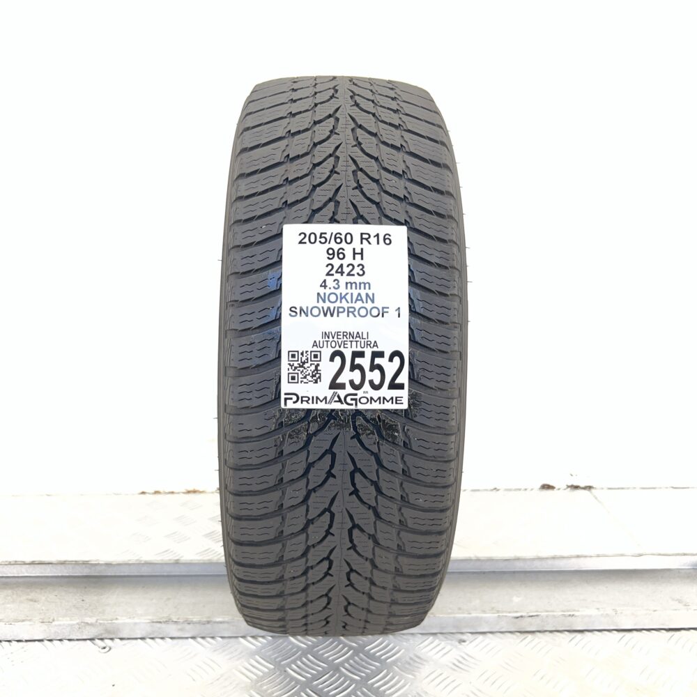 Gomma Usata 205 60 R16 96H Nokian Snowproof 1 Invernale | Gomme Usate | PrimaGomme.it Gomma usata 205 60 R16 Nokian Snowproof 1 - foto 6