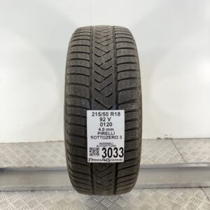Gomma Usata 215 50 R18 92V Pirelli Sottozero 3 Invernale