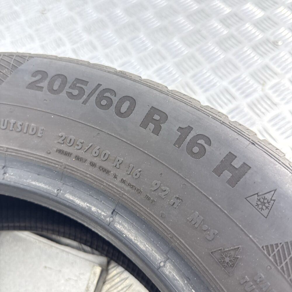 Gomma Usata 205 60 R16 92H Continental Winter Contact TS850P Invernale | Gomme Usate | PrimaGomme.it Gomma usata 205 60 R16 Continental Winter Contact TS850P - foto 2