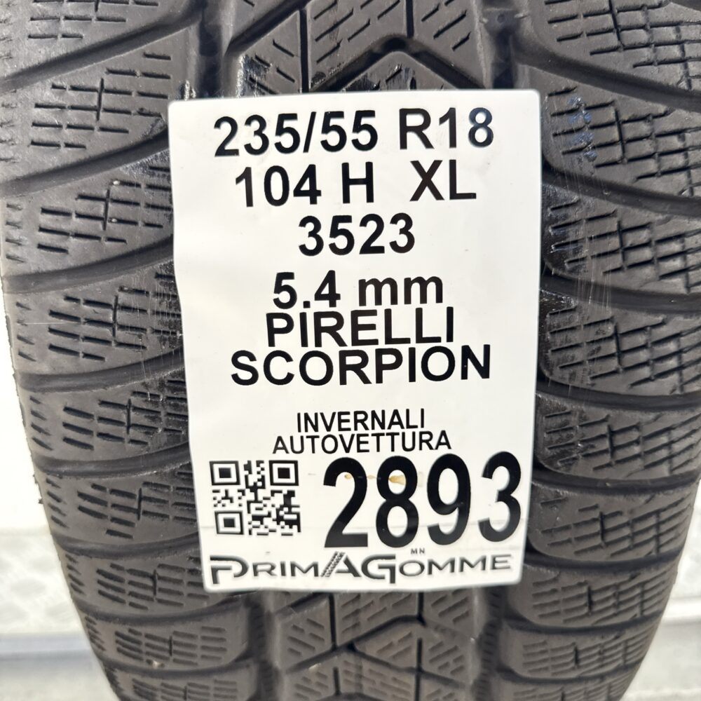Gomma Usata 235 55 R18 XL 104H Pirelli Scorpion Invernale | Gomme Usate | PrimaGomme.it Gomma usata 235 55 R18 Pirelli Scorpion - foto 9
