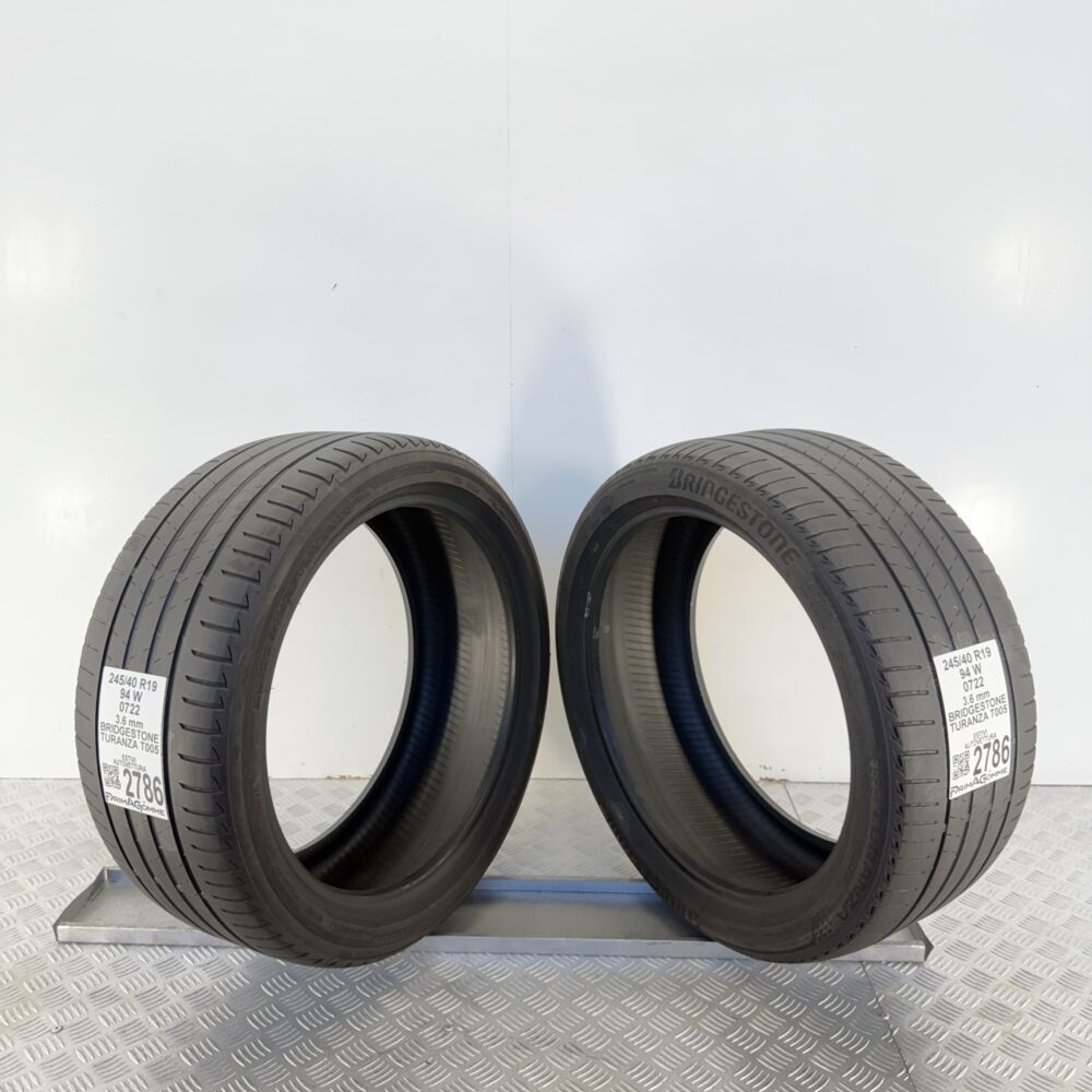 Gomme Usate 245 40 R19 94W Bridgestone Turanza T005 Estive | Gomme Usate | PrimaGomme.it Gomme usate 245 40 R19 Bridgestone Turanza T005 - foto 4