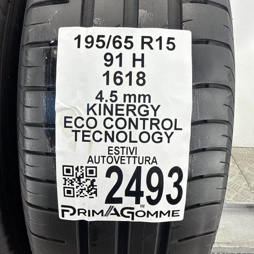Gomme Usate 195 65 R15 91H Hankook Kinergy Eco Control Tecnology Estive | Gomme Usate | PrimaGomme.it Gomme usate 195 65 R15 Hankook Kinergy Eco Control Tecnology - foto 9