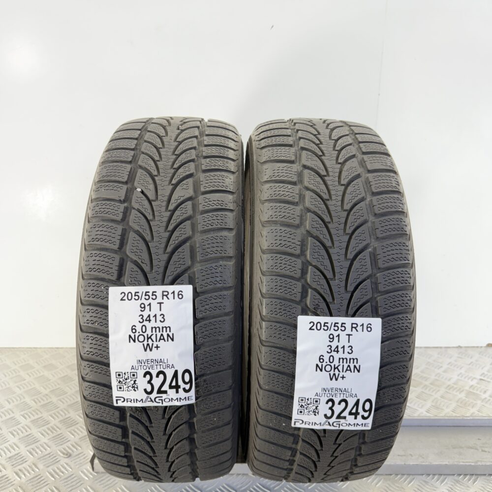 Gomme Usate 205 55 R16 91T Nokian W+ 86% Invernali | Gomme Usate | PrimaGomme.it Gomme usate 205 55 R16 Nokian W+ - foto 13