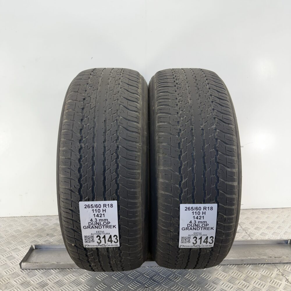 Gomme Usate 265 60 R18 110H DUNLOP GRANDTREK Estive | Gomme Usate | PrimaGomme.it Gomme usate 265 60 R18 DUNLOP GRANDTREK - foto 11