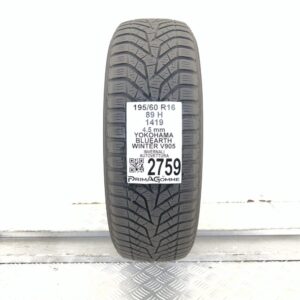 Gomma Usata 195 60 R16 89H Yokohama Bluearth Winter V905 Invernale