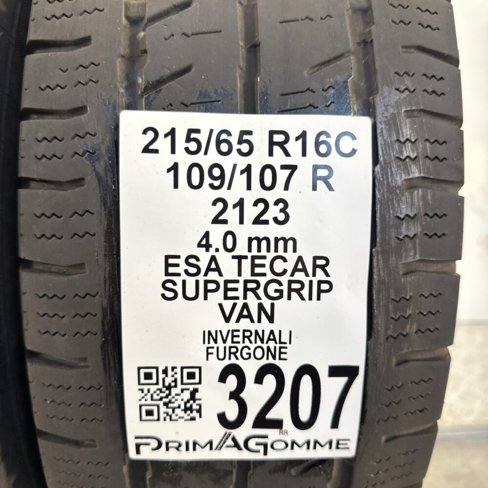 Gomme Usate 215 65 R16C 109/107R Esa Tecar Supergrip Van Invernali | Gomme Usate | PrimaGomme.it Gomme usate 215 65 R16C Esa Tecar Supergrip Van - foto 9