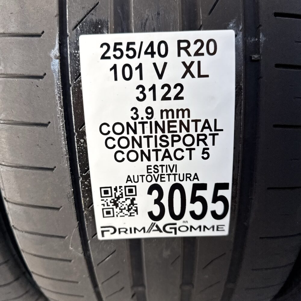 Gomme Usate 255 40 R20 XL 101V Continental ContiSport Contact 5 Estive | Gomme Usate | PrimaGomme.it Gomme usate 255 40 R20 Continental ContiSport Contact 5 - foto 16
