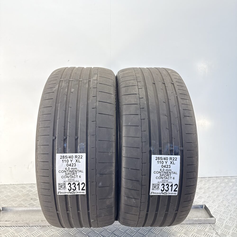 Gomme Usate 285 40 R22 XL 110Y Continental Sport Contact 6 Estive | Gomme Usate | PrimaGomme.it Gomme usate 285 40 R22 Continental Sport Contact 6 - foto 5