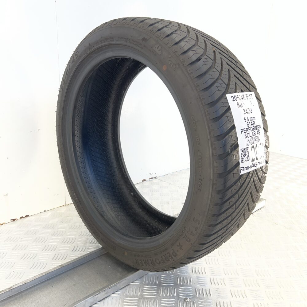 Gomma Usata 205 45 R17 XL 88V Star Performer Solar 4S 77% 4 Stagioni | Gomme Usate | PrimaGomme.it Gomma usata 205 45 R17 Star Performer Solar 4S