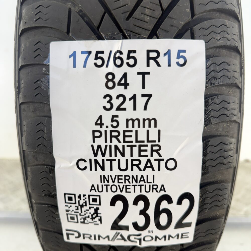 Gomma Usata 175 65 R15 84T Pirelli Winter Cinturato Invernale | Gomme Usate | PrimaGomme.it Gomma usata 175 65 R15 Pirelli Winter Cinturato - foto 7