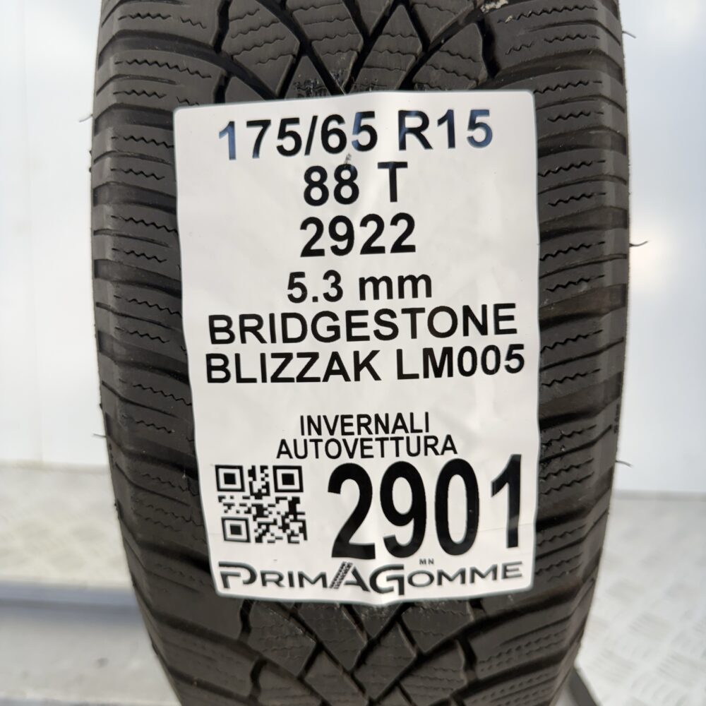 Gomma Usata 175 65 R15 88T Bridgestone Blizzak LM005 Invernale | Gomme Usate | PrimaGomme.it Gomma usata 175 65 R15 Bridgestone Blizzak LM005 - foto 9