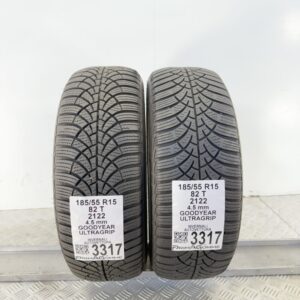 Gomme Usate 185 55 R15 82T Goodyear Ultragrip Invernali