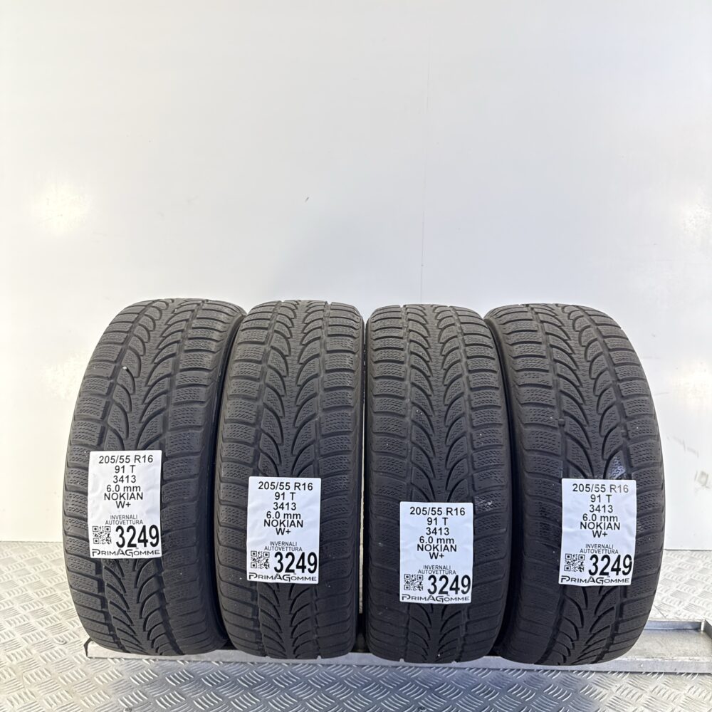Gomme Usate 205 55 R16 91T Nokian W+ 86% Invernali | Gomme Usate | PrimaGomme.it Gomme usate 205 55 R16 Nokian W+ - foto 16