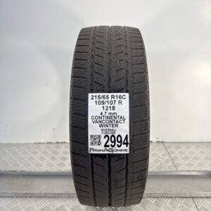 Gomma Usata 215 65 R16C 109/107R Continental VanContact Winter Invernale