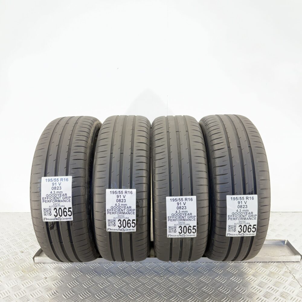 Gomme Usate 195 55 R16 91V Goodyear Efficient Grip Performance Estive | Gomme Usate | PrimaGomme.it Gomme usate 195 55 R16 Goodyear Efficient Grip Performance - foto 17