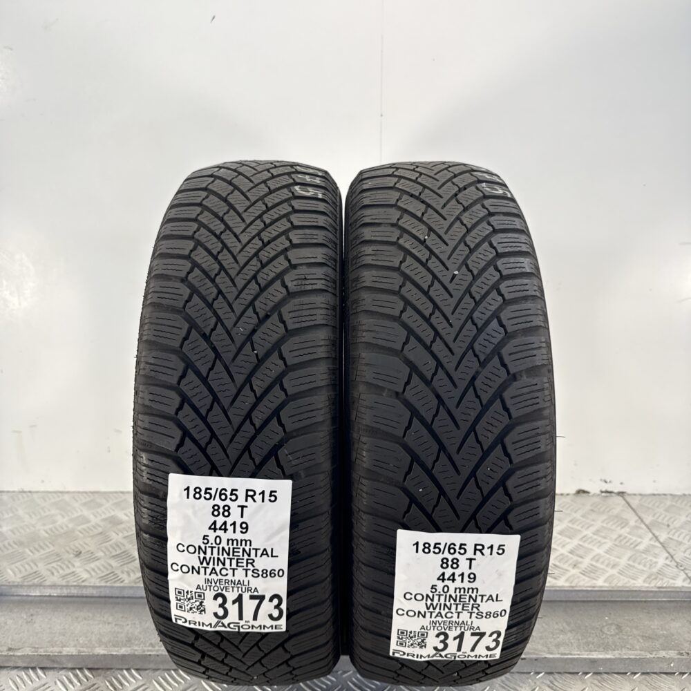 Gomme Usate 185 65 R15 88T Continental WinterContact TS860 71% Invernali | Gomme Usate | PrimaGomme.it Gomme usate CONTINENTAL WinterContact TS860 185/65 R15 88T