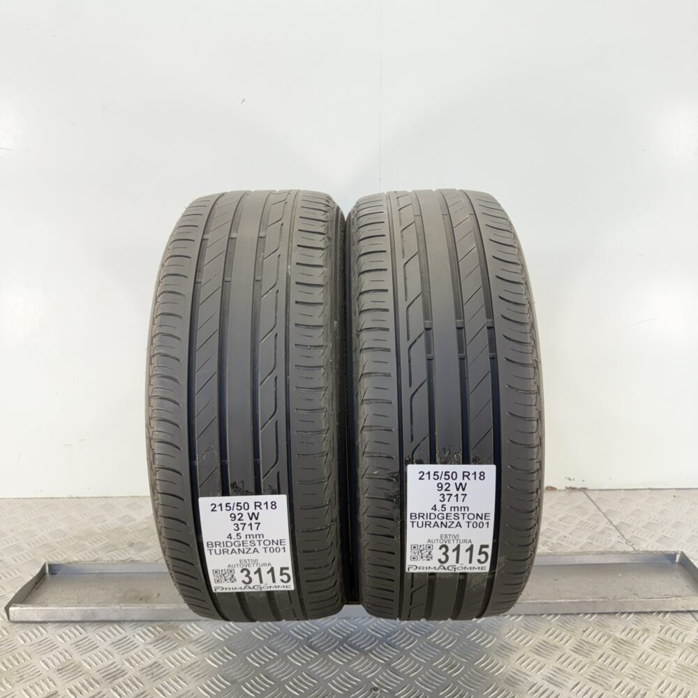 Gomme Usate 215 50 R18 92W Bridgestone Turanza T001 Estive | Gomme Usate | PrimaGomme.it Gomme usate 215 50 R18 Bridgestone Turanza T001 - foto 11