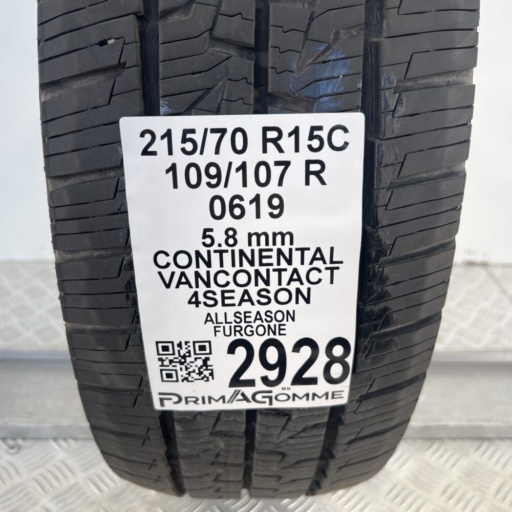 Gomma Usata 215 70 R15C 109/107R Continental VanContact 4Season 4 Stagioni | Gomme Usate | PrimaGomme.it Gomma usata 215 70 R15C Continental VanContact 4Season - foto 10