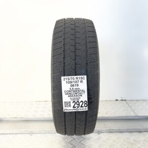 Gomma Usata 215 70 R15C 109/107R Continental VanContact 4Season 4 Stagioni
