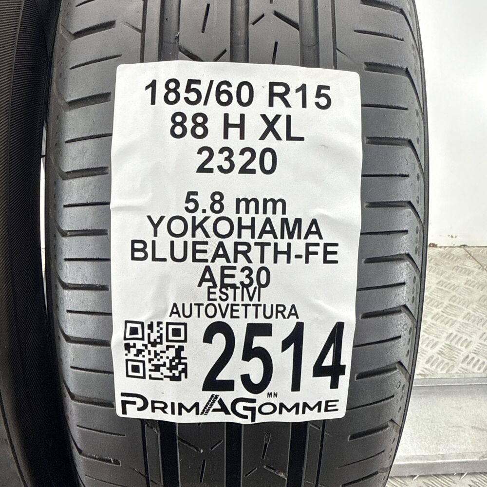 Gomme Usate 185 60 R15 XL 88H Yokohama BluEarth-FE AE30 83% Estive | Gomme Usate | PrimaGomme.it Gomme usate 185 60 R15 Yokohama BluEarth-FE AE30 - foto 13