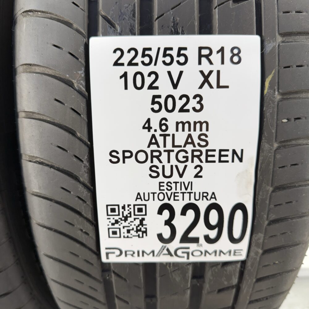 Gomme Usate 225 55 R18 XL 102V Atlas Sportgreen SUV 2 Estive | Gomme Usate | PrimaGomme.it Gomme usate 225 55 R18 Atlas Sportgreen SUV 2 - foto 8