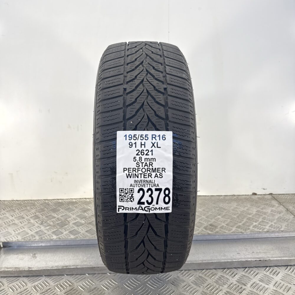 Gomma Usata 195 55 R16 XL 91H Star Performer Winter AS 73% Invernale | Gomme Usate | PrimaGomme.it Gomma usata 195 55 R16 Star Performer Winter AS - foto 8