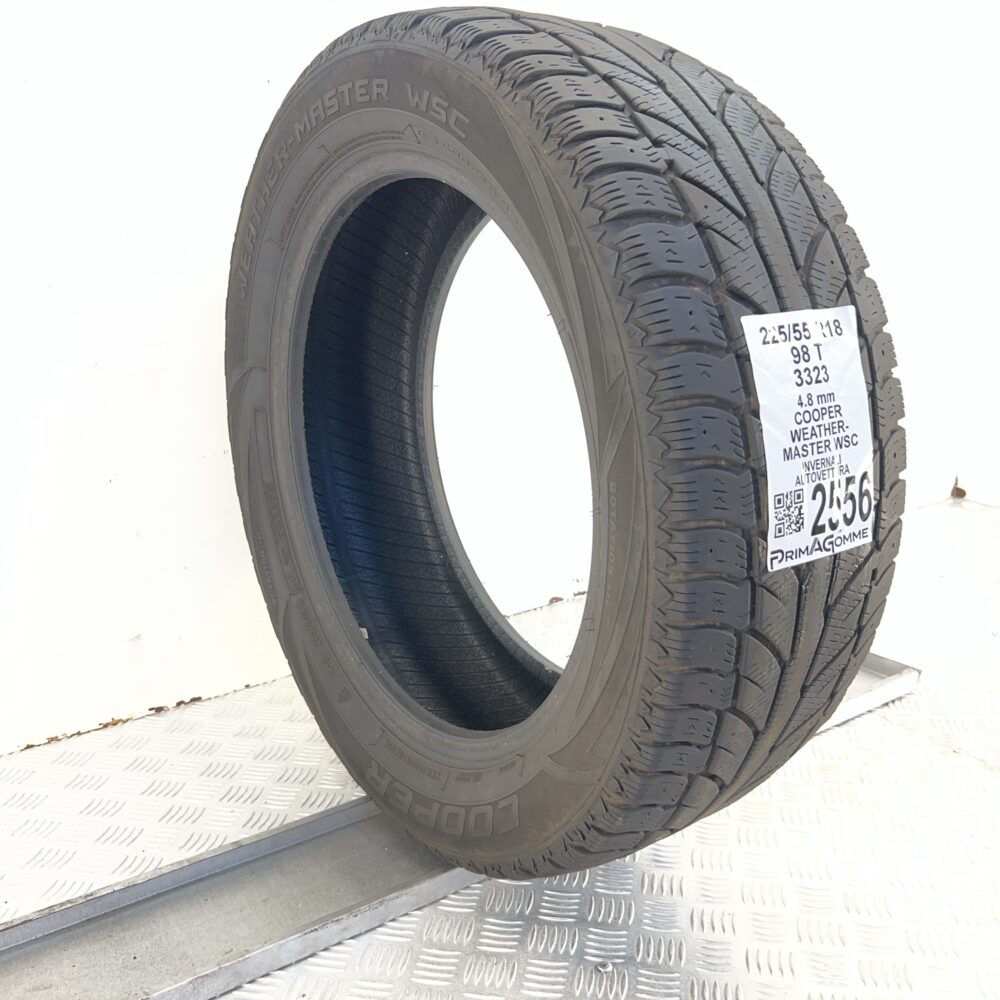 Gomma Usata 225 55 R18 98T Cooper Weather-Master WSC Invernale | Gomme Usate | PrimaGomme.it Gomma usata 225 55 R18 Cooper Weather-Master WSC