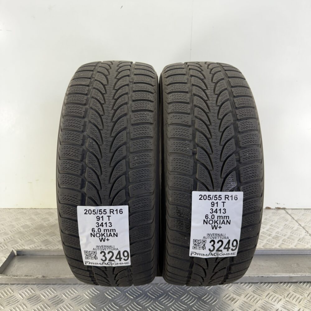 Gomme Usate 205 55 R16 91T Nokian W+ 86% Invernali | Gomme Usate | PrimaGomme.it Gomme usate 205 55 R16 Nokian W+ - foto 4